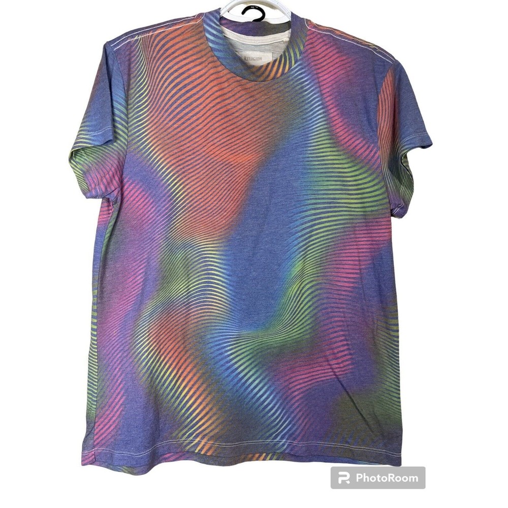 Women’s True Religion T Shirt Technicolor Size XS‎